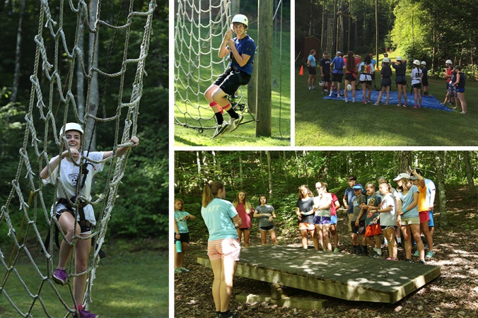 Five Stones at Whisper Mountain Camp High Ropes